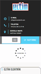 Mobile Screenshot of eltimelektrik.com